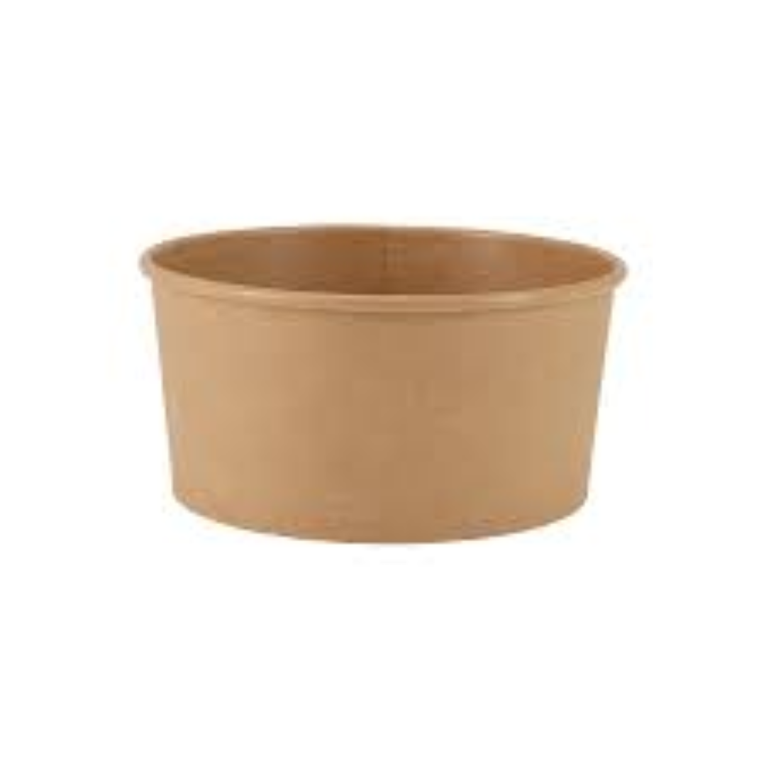 KRAFT ROUND SALSD BOWL+LID 5PCS 1000ML